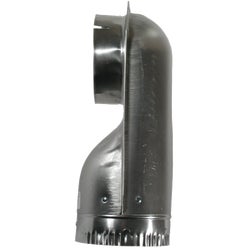 Item 274550, Offset dryer elbow turns 90 degrees within 4-1/2-inch clearance.