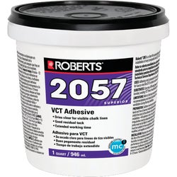 Item 275549, Premium quality, clear thin-spread adhesive for vinyl composition and 