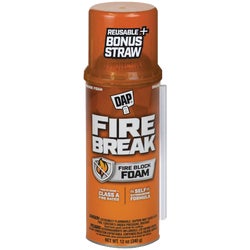 Item 275727, Flame-resistant all-purpose, Class 1 fire retardant foam sealant that 