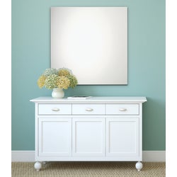 Item 278639, Frameless polished edge wall mirror is made from 4mm distortion proof glass