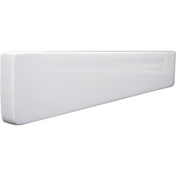 Item 280065, Universal solid white side splash for bathroom vanity top