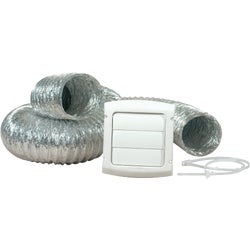 Item 284866, Dryer vent kit for exhausting gas and electric clothes dryers, kitchen, and