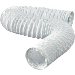 Item 284890, Flexible white vinyl duct is ideal for general purpose exhaust applications
