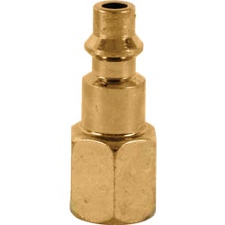 Item 300333, 1/4" NPT (National Pipe Thread) Female thread plug for air compressor and 