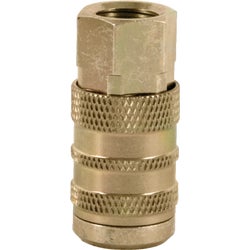 Item 300335, 1/4" NPT (National Pipe Thread) thread coupler for air compressor and air 