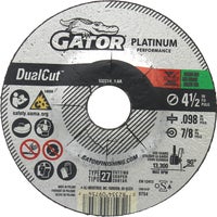 9754 Gator Blade Dual Cut Type 27 Cut-Off Wheel