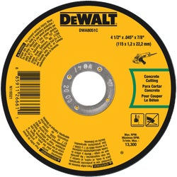 Item 300637, Cut-off wheel is designed for clean cuts.