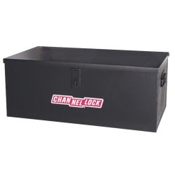Item 300820, Rugged and secure steel tool storage box perfect for the construction job 