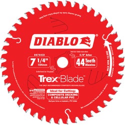 Item 300922, Diablo's TrexBlade Saw Blade is the only blade recommended by Trex Company 