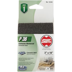 Item 300930, Gator ceramic sanding belts are designed to fit the most popular portable 