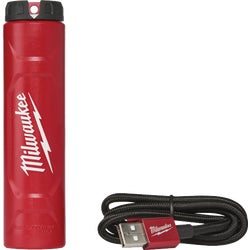 Item 301194, REDLITHIUM USB charger charges the Milwaukee REDLITHIUM USB battery. A 2.