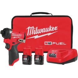 Item 301197, The M12 FUEL 1/4" Hex Impact Driver is the fastest subcompact impact driver
