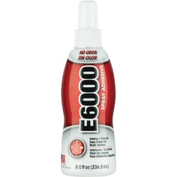 Item 301289, E6000 Spray Adhesive is a permanent, multi-purpose latex-based adhesive 