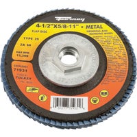 71931 Forney Type 29 Blue Zirconia Angle Grinder Flap Disc