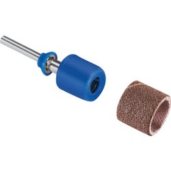 Item 301512, EZ Drum mandrel makes sanding band changes easy as pull, place and secure.