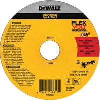 DWAFV845045 DeWalt Flexvolt Type 1 Cut-Off Wheel