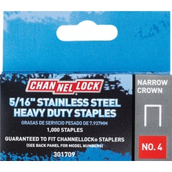 Item 301709, Heavy-duty stainless steel staples.