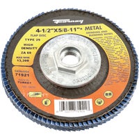 71921 Forney Type 29 High Density Blue Zirconia Angle Grinder Flap Disc