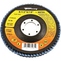 71985 Forney Type 29 Blue Zirconia Angle Grinder Flap Disc