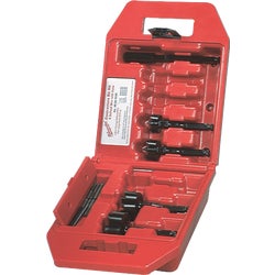 Item 301854, Assortment of Milwaukee self-feed bits for big hole drilling.