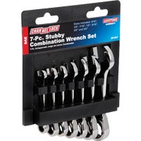 GT4SSNVLS7 Channellock 7-Piece Stubby Ratcheting Combination Wrench Set