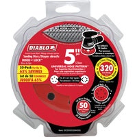 DCD050320H50G Diablo Universal 12-Hole Hook and Lock Vented Sanding Disc