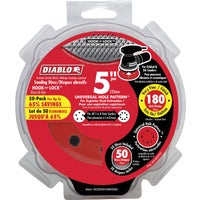 DCD050180H50G Diablo Universal 5-Hole Hook and Lock Vented Sanding Disc