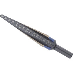Item 302422, Single concave flute design creates perfectly round holes in thin materials