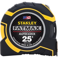 Item 302608, The STANLEY FatMax tape measure features Blade Armor coating for up to 10 