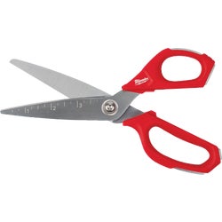 Item 302699, The MILWAUKEE Jobsite Offset Scissors feature all-metal handles for added 