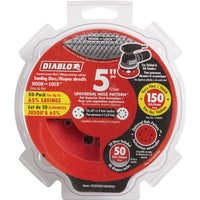 DCD050150H50G Diablo 5 In. Universal Hook & Lock Vented Sanding Disc