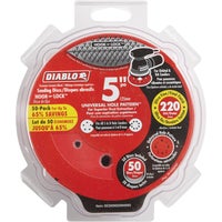 DCD050220H50G Diablo 5 In. Universal Hook & Lock Vented Sanding Disc