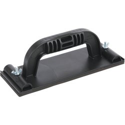 Item 302872, Lightweight 9-1/2" x 3-1/4" sander is fitted with a smooth contoured 