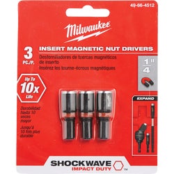 Item 303035, Milwaukee Shockwave Impact Duty magnetic nut drivers are engineered for 