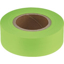 Item 303049, Flagging tape available in a variety of high visibility fluorescent colors