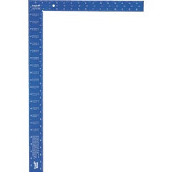 Item 303319, Blue anodized aluminum frame with laser etched numbers for superior, 
