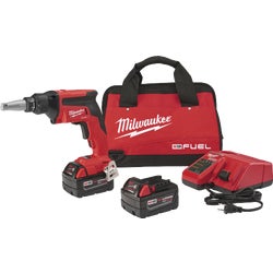 Item 303402, THE M18 Fuel Drywall Screw Gun is FASTER THAN CORDED, features AUTO START 