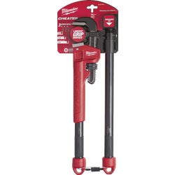 Item 303578, The Cheater Adaptable Pipe Wrench features a 3 length design which delivers
