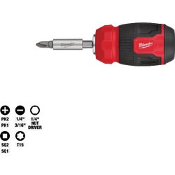 Item 303580, The Milwaukee 8-in-1 Compact Multi-Bit Screwdriver is the most versatile 