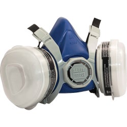 Item 303620, Respirator designed for use with most paints or pesticides.