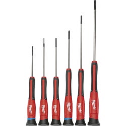 Item 303621, Precision screwdrivers feature an all-metal core for maximum strength.
