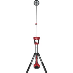 Item 303630, The MILWAUKEE M18 ROCKET Dual Power Tower Light provides 25% More Light and