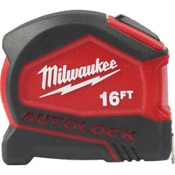 Item 303915, Heavy-duty tape measure features nylon blade protection, 3-rivet hook, and 