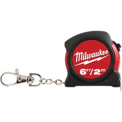 Item 303976, Key ring tape measure combines on-the-go convenience with maximum 