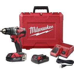 Item 304020, The MILWAUKEE M18  Compact Brushless Drill/Driver is more compact with 