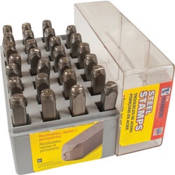 Item 304520, 1/8" steel stamps for marking wood, metal, leather, and plastics.