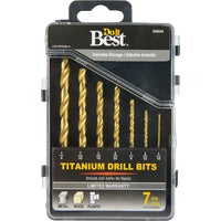 211851DB Do it Best 7-Piece Titanium Drill Bit Set