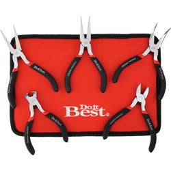 Item 306428, This 5-piece pliers set is constructed from drop-forged, chrome vanadium 