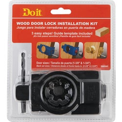 Item 306541, Fast, easy way to install locks into wood or composite doors.