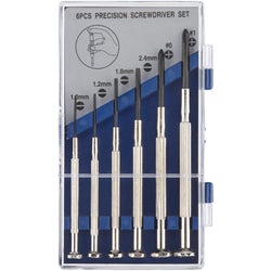 Item 308765, This 6-piece miniature precision screwdriver set is constructed of hardened